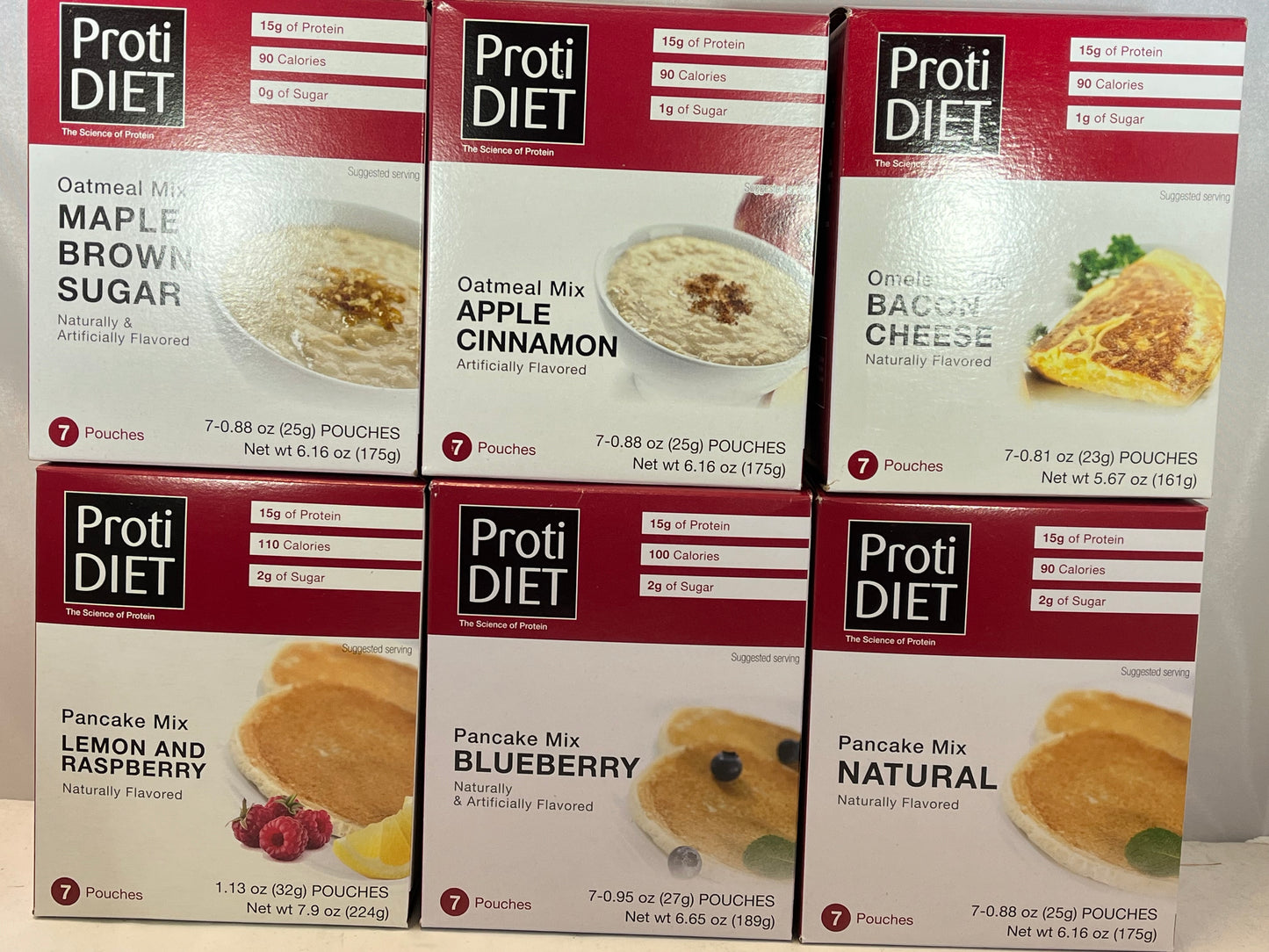 ProtiDiet and Proti Health Pancake Mix - THREE Flavors - 7 servings
