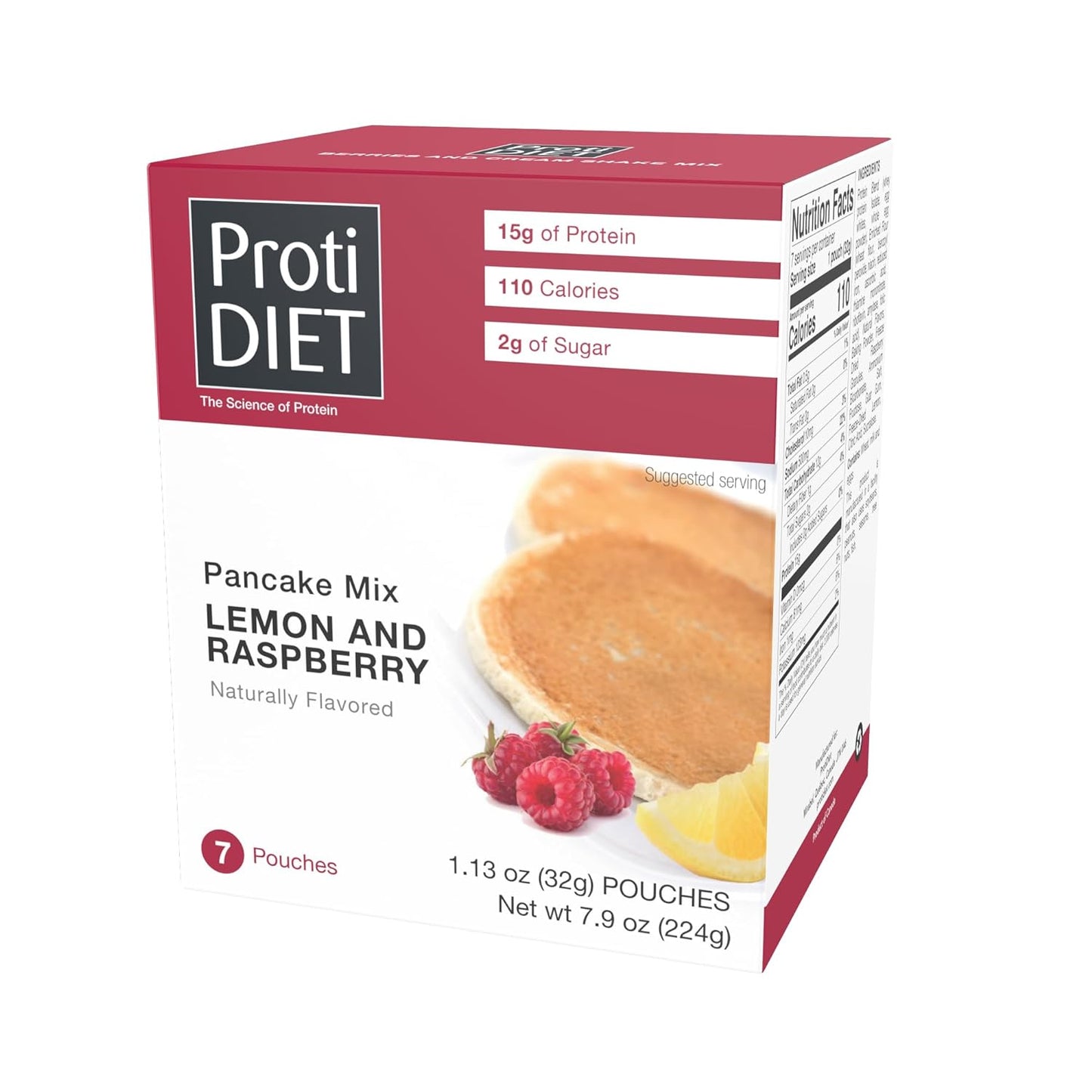 ProtiDiet and Proti Health Pancake Mix - THREE Flavors - 7 servings