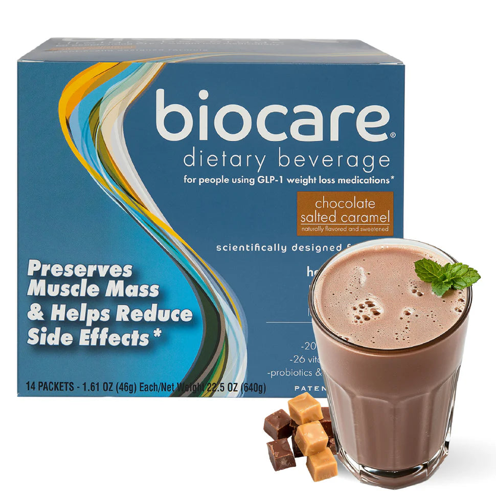 Biocare® Scientifically Designed Dietary Beverage for People using GLP-1 Medications such as Semaglutide and Tirzepatide by Proti Care