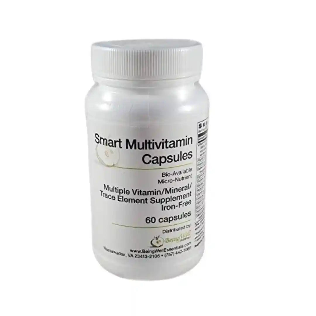 Smart Multivitamin 60 CAPSULES -Bio-Available Micro-Nutrient Iron Free Formula