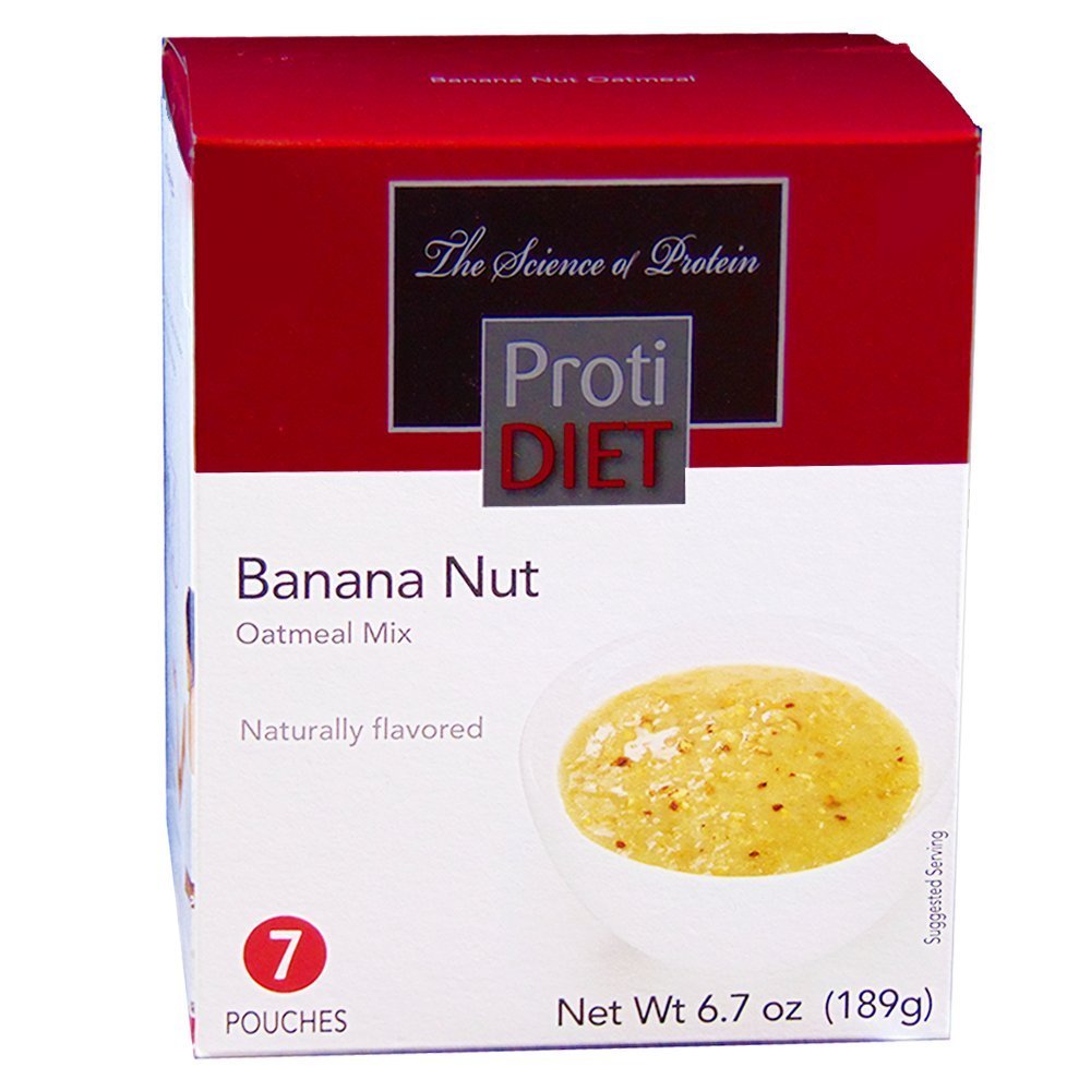 ProtiDiet Oatmeal Mixes - All Flavors - 7 servings per box