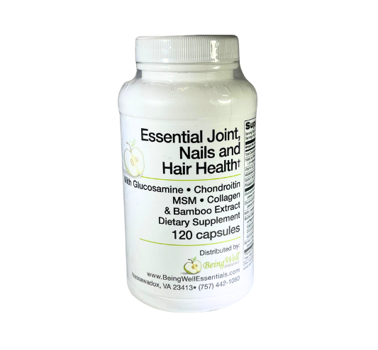 Essential Joint  Nails and Hair Health with Glucosamine, Condroitin ,  MSM, Collagen & Bamboo Extract 120 capsules