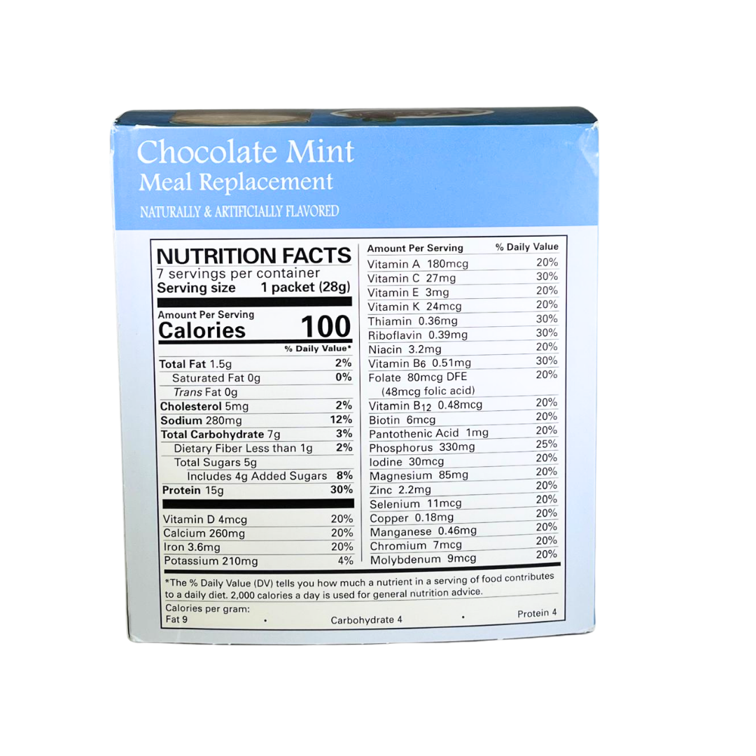 Proti Care Meal Replacement Pudding & Shake - Nine Flavors- Aspartame Free - 7 servings - 100 calories -15g protein