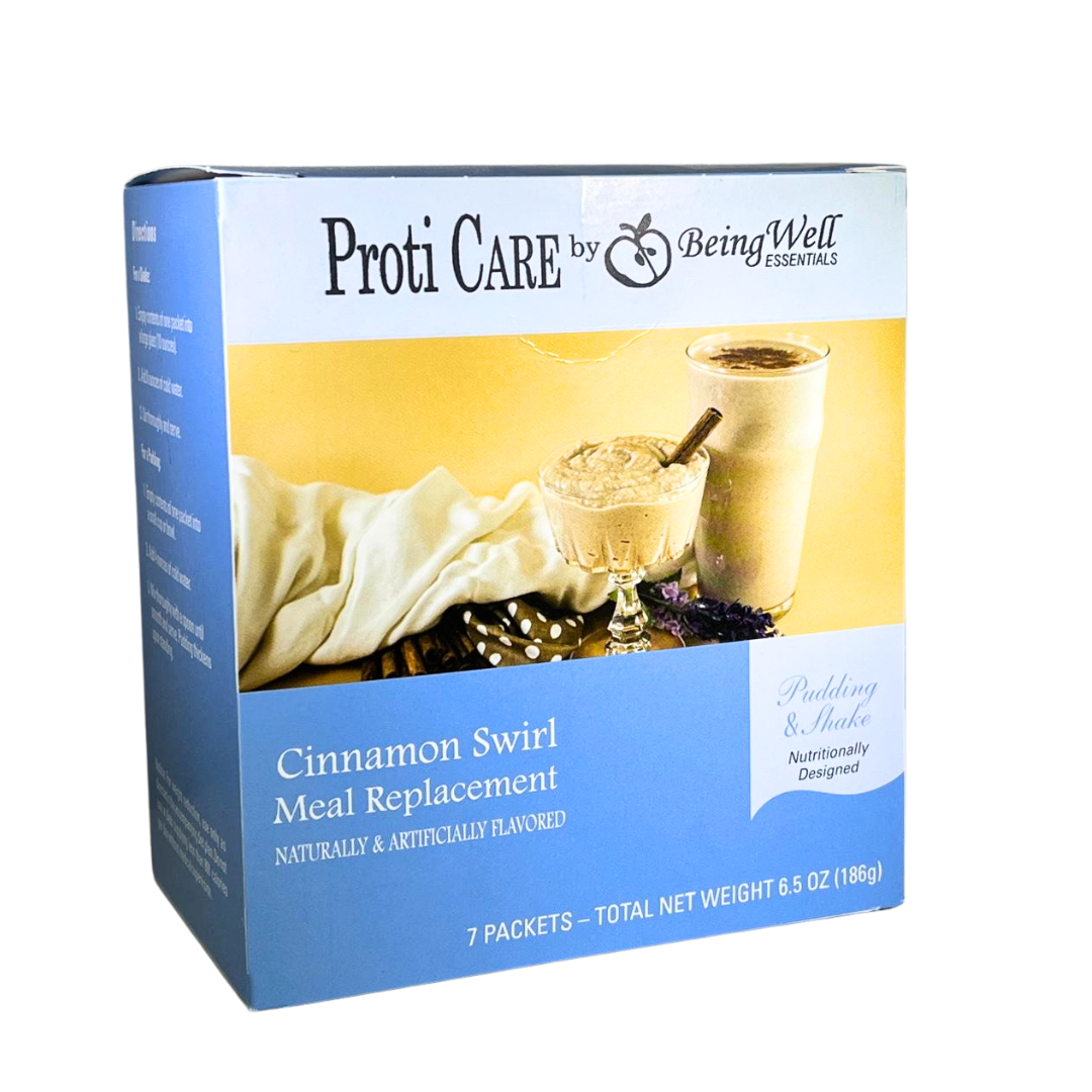 Proti Care Meal Replacement Pudding & Shake - Nine Flavors- Aspartame Free - 7 servings - 100 calories -15g protein