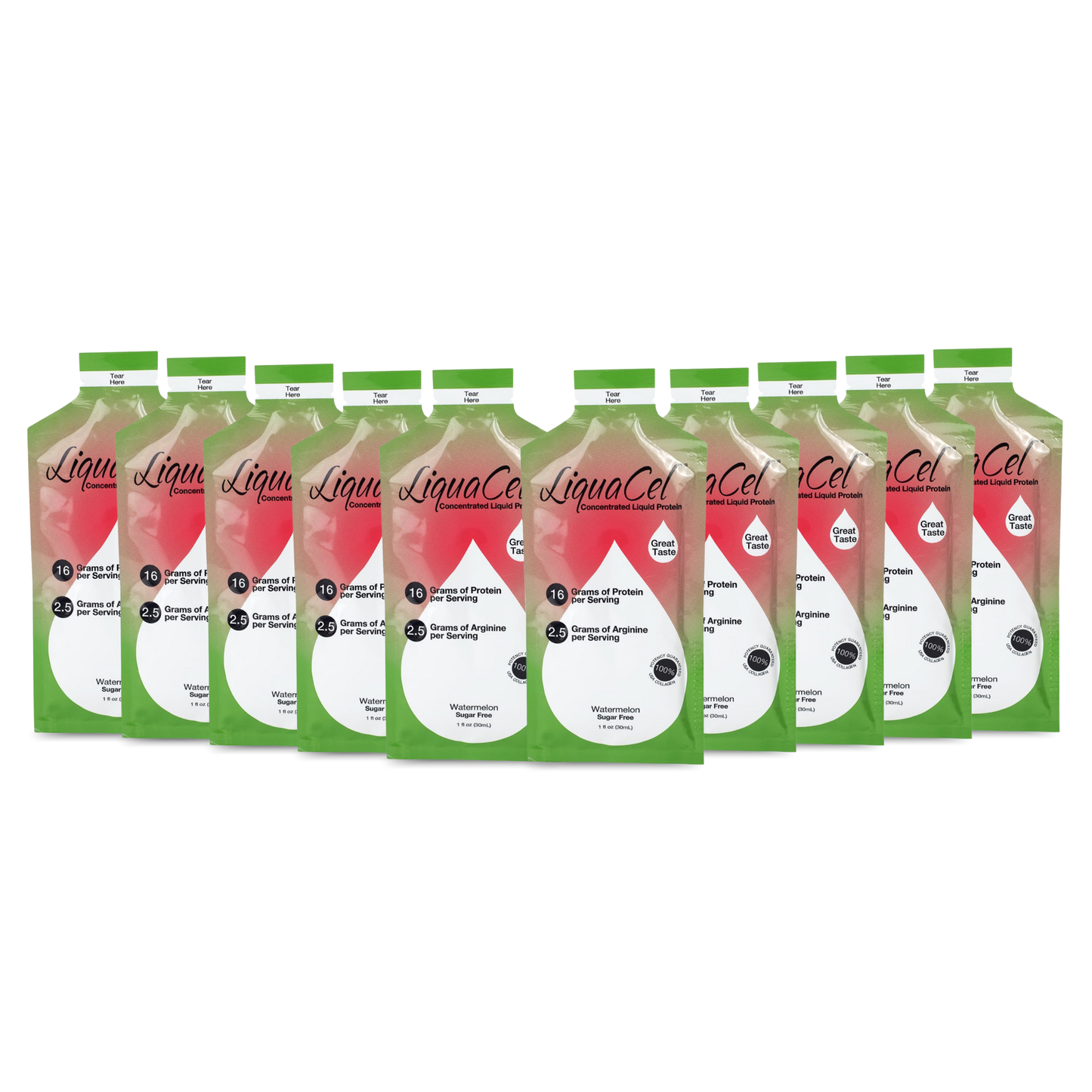 LiquaCel Concentrated Liquid Protein - 16grams Protein - 2.5grams Arginine - 90 Calories
