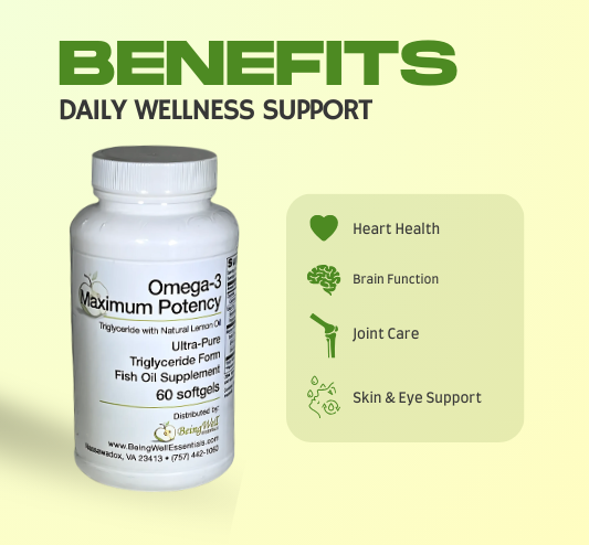 Omega-3 Ultra 1,000 mg EPA-DHA Ultra-Pure Triglyceride Form Fish Oil Supplement -Maximum Potency Ultra-Pure Fish Oil Supplement 60 Soft gels Omega-3 Ultra 1,000 mg EPA-DHA Ultra-Pure Triglyceride Form Fish Oil Supplement -Maximum Potency Ultra-Pure Fish Oil Supplement 60 Soft gels