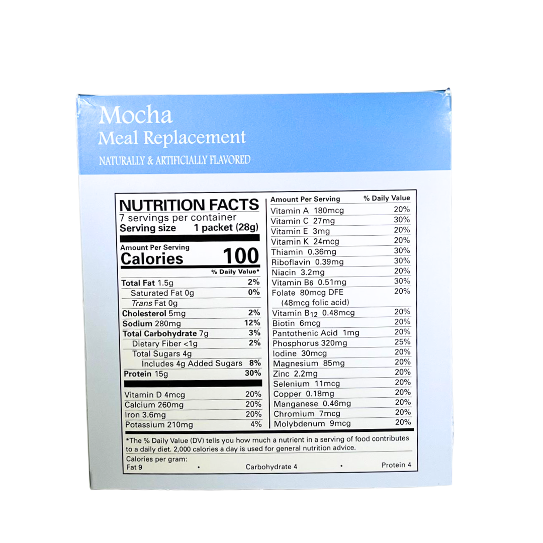 Proti Care Meal Replacement Pudding & Shake - Nine Flavors- Aspartame Free - 7 servings - 100 calories -15g protein
