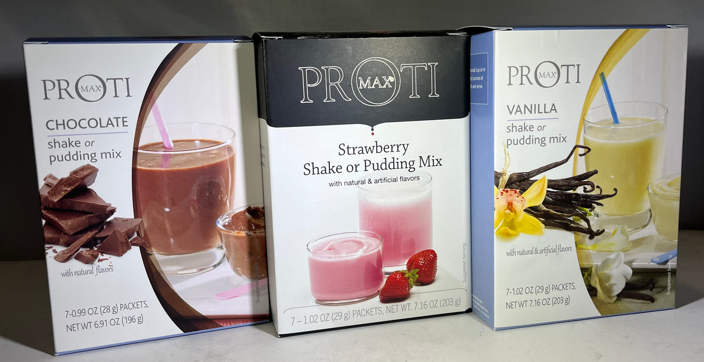 Proti Max Shake/Pudding Mix - with SUCRALOSE - 7 servings (Copy)