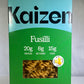Kaizen gluten free pasta 20g protein 6 net carb 15g fiber