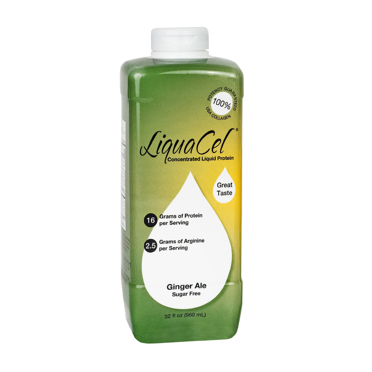 LiquaCel Concentrated Liquid Protein - 16grams Protein - 2.5grams Arginine - 90 Calories