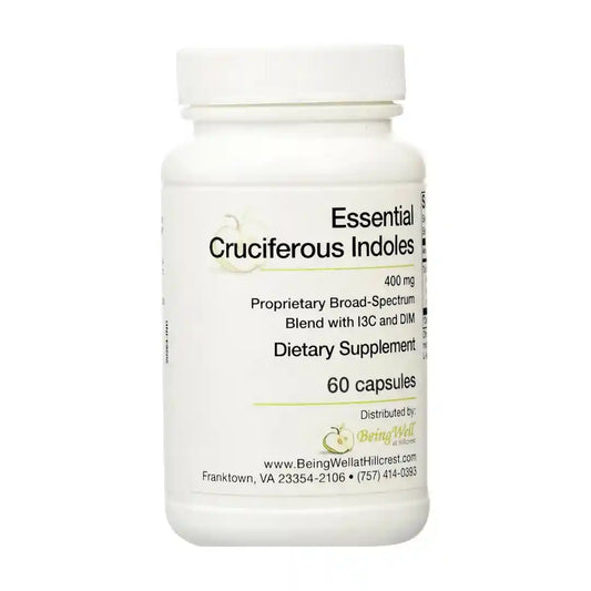 ESSENTIAL CRUCIFEROUS INDOLES with IC3 and DIM (60 Veg. Caps)
