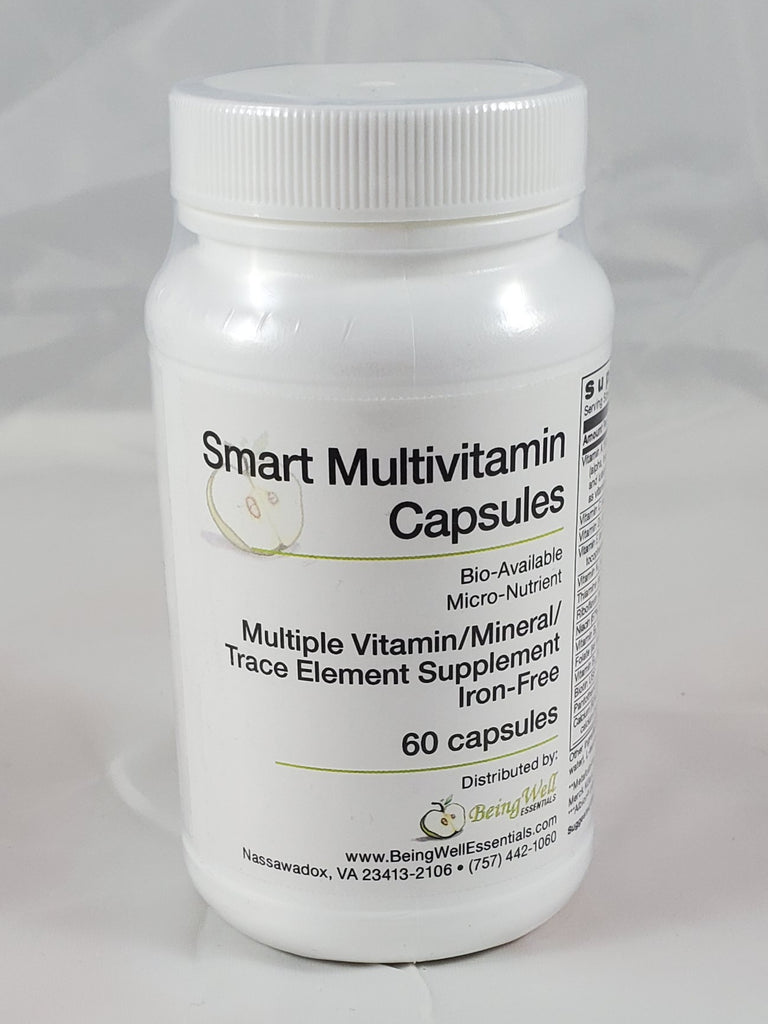 multivitamin, capsules, smart, iron free, 60 capsules