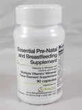 Essential Pre-natal and Breastfeeding Supplement Vitamins & Minerals with Choline and Folate Trace Element Supplement 90 Capsules