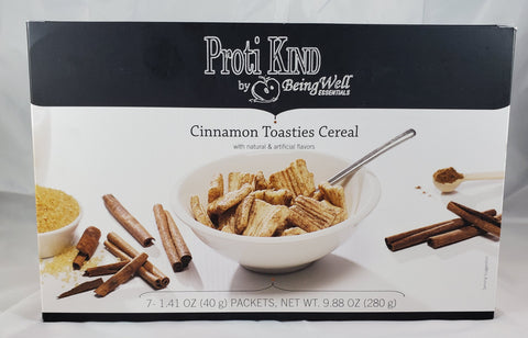 Proti King Cinnamon Toasties Cereal - 7 packets - 15g protein - 170 calories