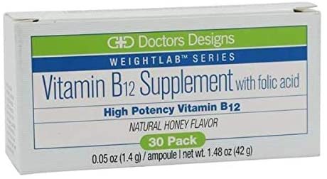 Doctors Designs - Vitamin B12 Supplement with Folic Acid - 30 pack