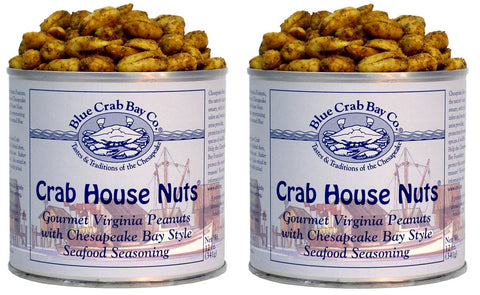 Blue Crab Bay Co Gourmet Virginia Peanuts - Twin Packs - 2x 12oz. tins