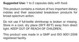 ESSENTIAL CRUCIFEROUS INDOLES with IC3 and DIM (60 Veg. Caps)