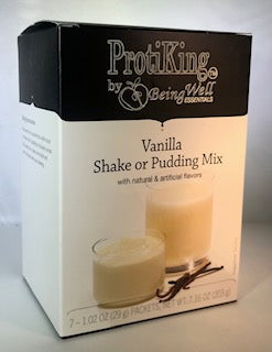 Proti King- FULL Case (40 boxes) sweetened with SUCRALOSE - Shake/Pudding Mix - 280 servings