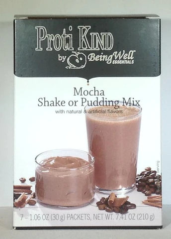 Proti King- FULL Case (40 boxes) sweetened with SUCRALOSE - Shake/Pudding Mix - 280 servings