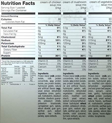 Proti King - Soup Mixes - 7 servings