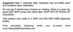 Bio-Available Calcium Assimilate with Magnesium - 150 Vegetarian Capsules by Being Well Essentials