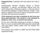 Carbohydrate Blocker with Phase 2 Starch Neutralizer - 90 Capsules DISCONTINUED
