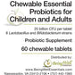 Chewable Essential Probiotics for Children & Adults - 60 tablets by Being Well Essentials