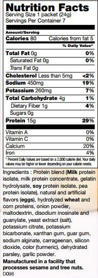 Proti King - Soup Mixes - 7 servings