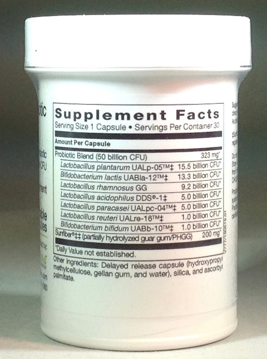 Synbiotic - Probiotic plus Prebiotic Formula  - 30 Vegetarian Capsules