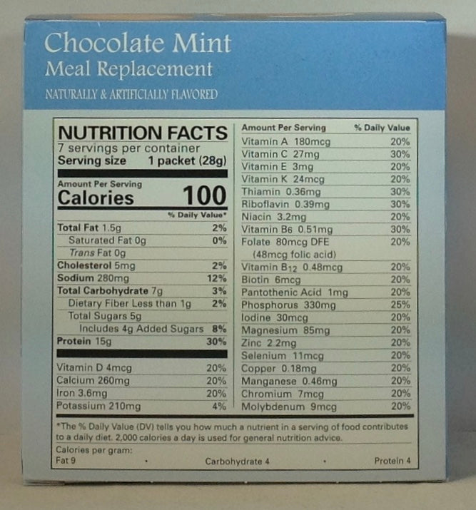 Proti Health Care Meal Replacement Pudding & Shake - Full Case of 40 Boxes - Aspartame Free - 280 servings TOTAL/7 servings per box- 100 calories & 15g protein per serving