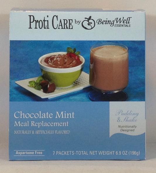 Proti Health Care Meal Replacement Pudding & Shake - Full Case of 40 Boxes - Aspartame Free - 280 servings TOTAL/7 servings per box- 100 calories & 15g protein per serving