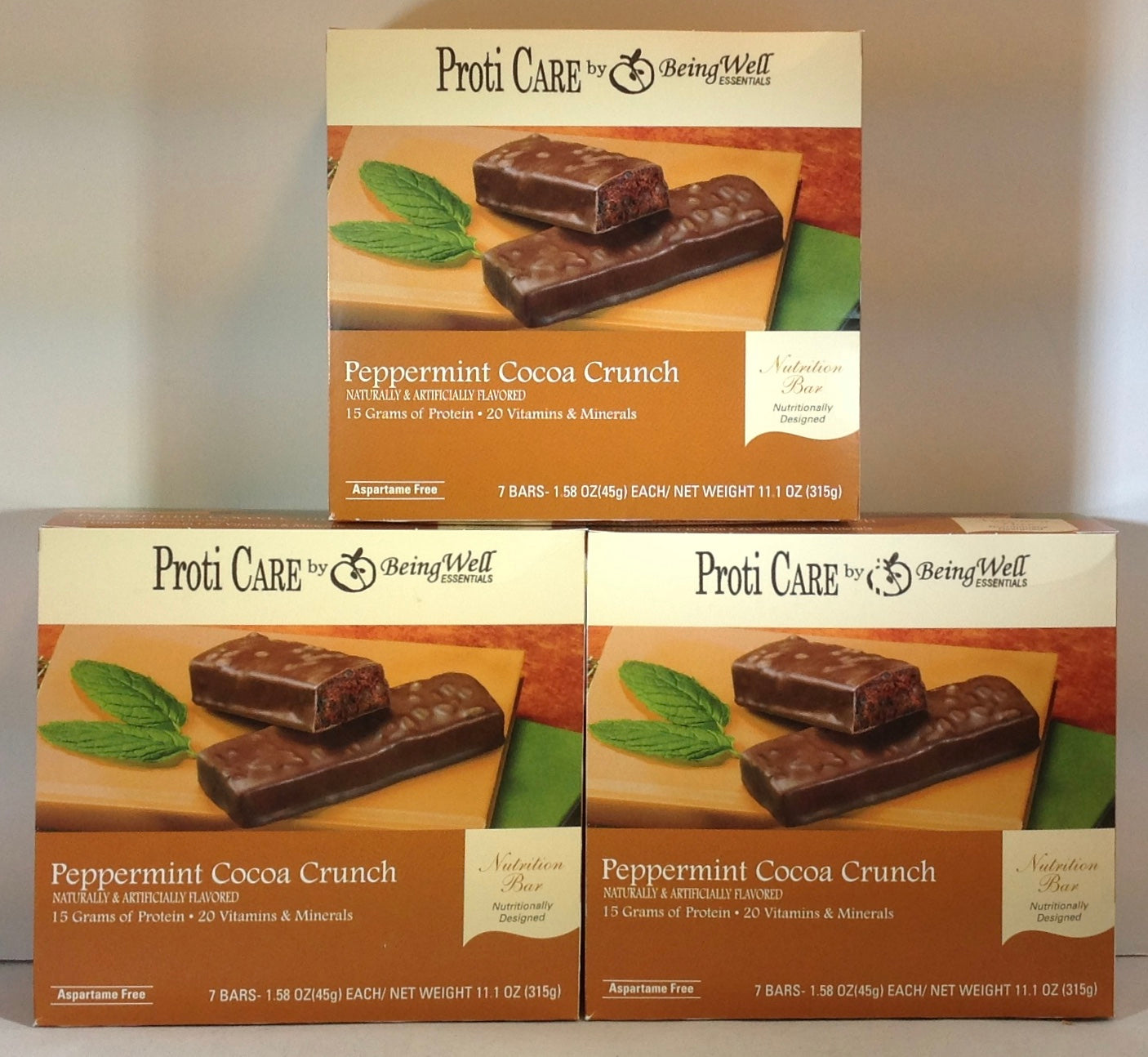 Proti Care Bar Triple Boxes -  7 servings - Multiple Flavor Options