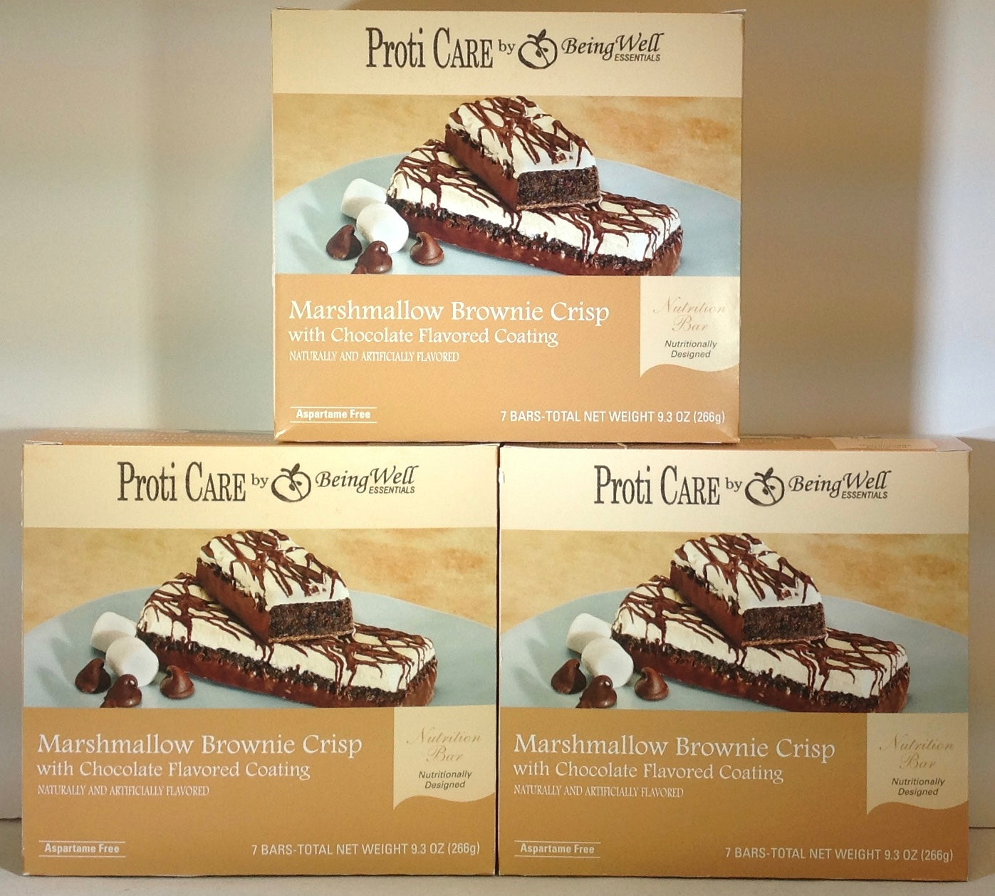 Proti Care Bar Triple Boxes -  7 servings - Multiple Flavor Options