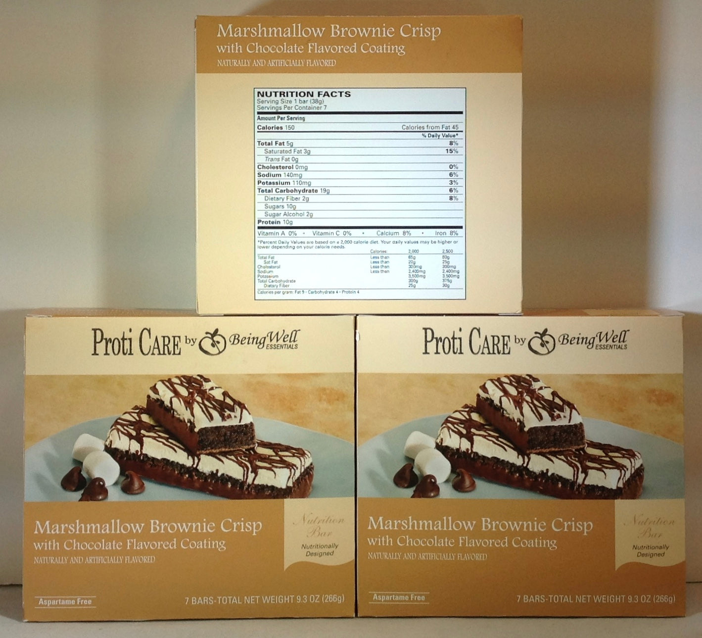 Proti Care Bar Triple Boxes -  7 servings - Multiple Flavor Options