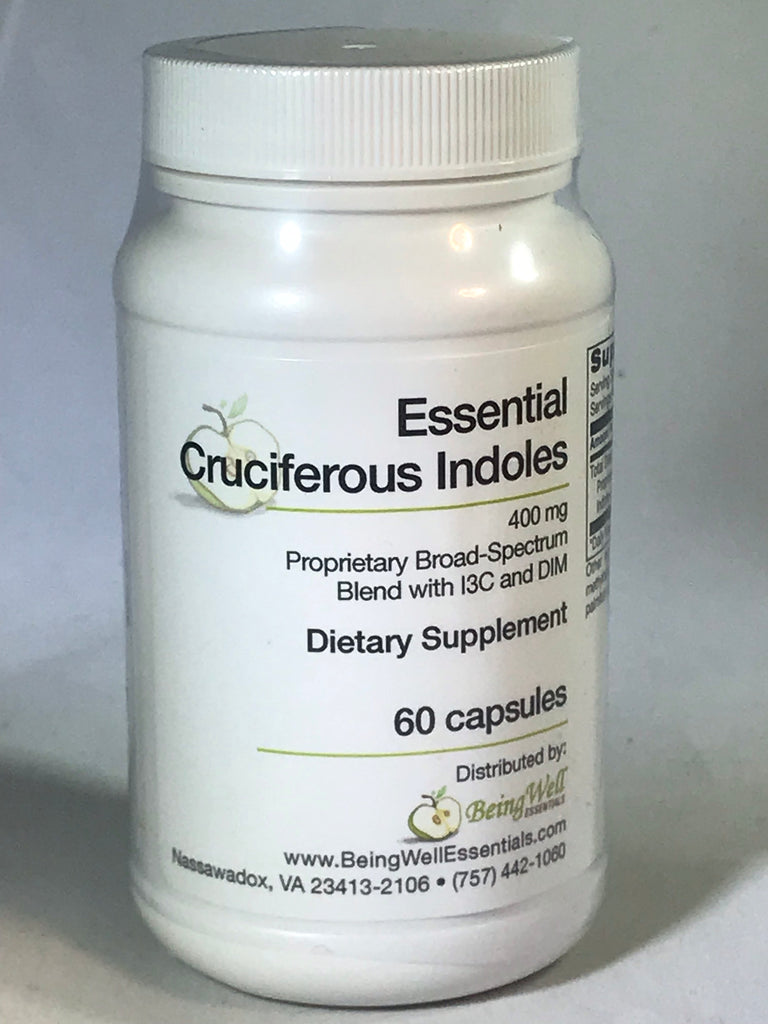 ESSENTIAL CRUCIFEROUS INDOLES with IC3 and DIM (60 Veg. Caps)