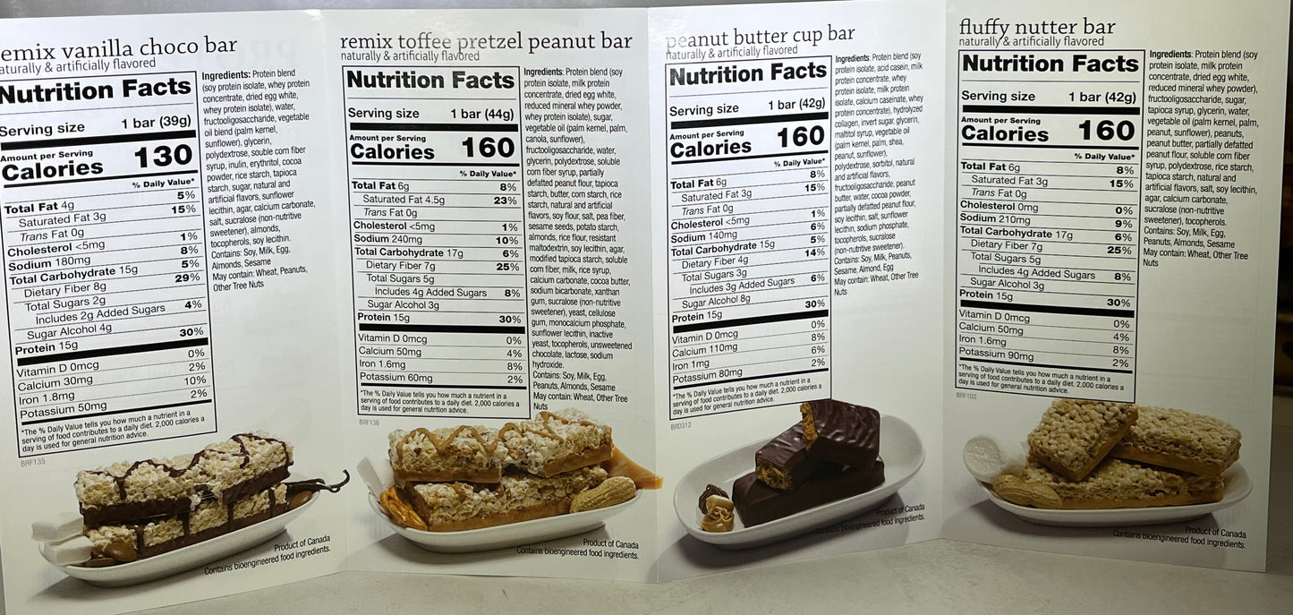 Proti King - FULL CASE - VERY LOW CARB bars - ALL FLAVORS - 12 boxes