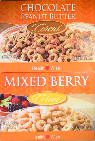 Health Wise - Proti Health - Soy Cereals - two flavors - 7 servings per box