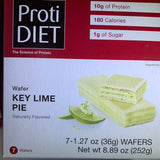 Proti Diet NEW Wafer Bars - 7 servings per box - 10 g protein per serving