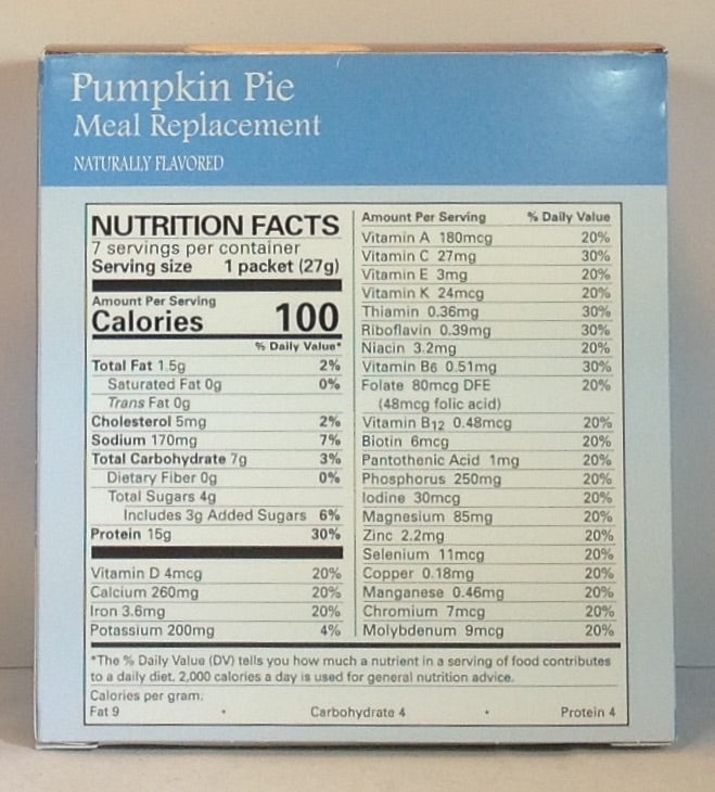 Proti Care Meal Replacement Pudding & Shake - Nine Flavors- Aspartame Free - 7 servings - 100 calories -15g protein