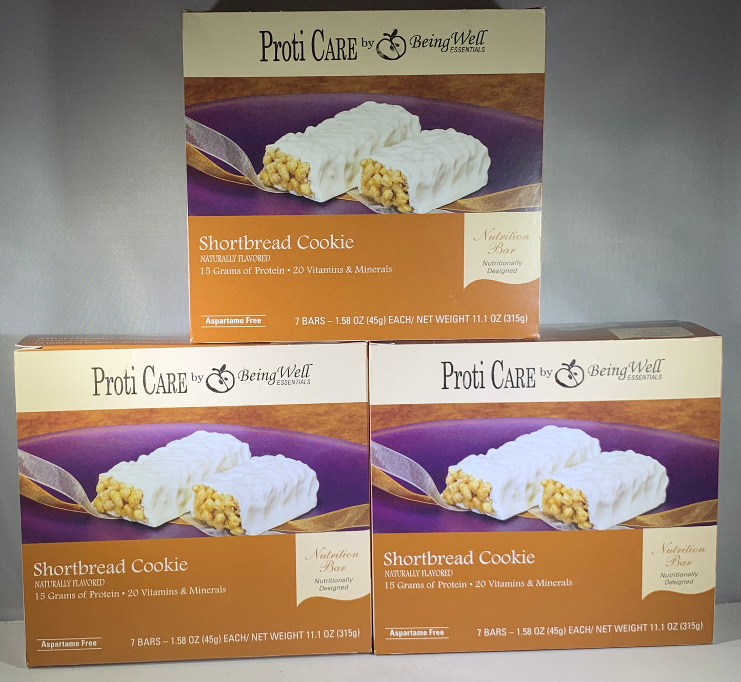 Proti Care Bar Triple Boxes -  7 servings - Multiple Flavor Options