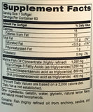 OMEGA-3 Maximum Potency Ultra-Pure 1,000 EPA-DHA ultra-pure Triglyceride Form Fish Oil with subtle lemon flavor 60 softgels