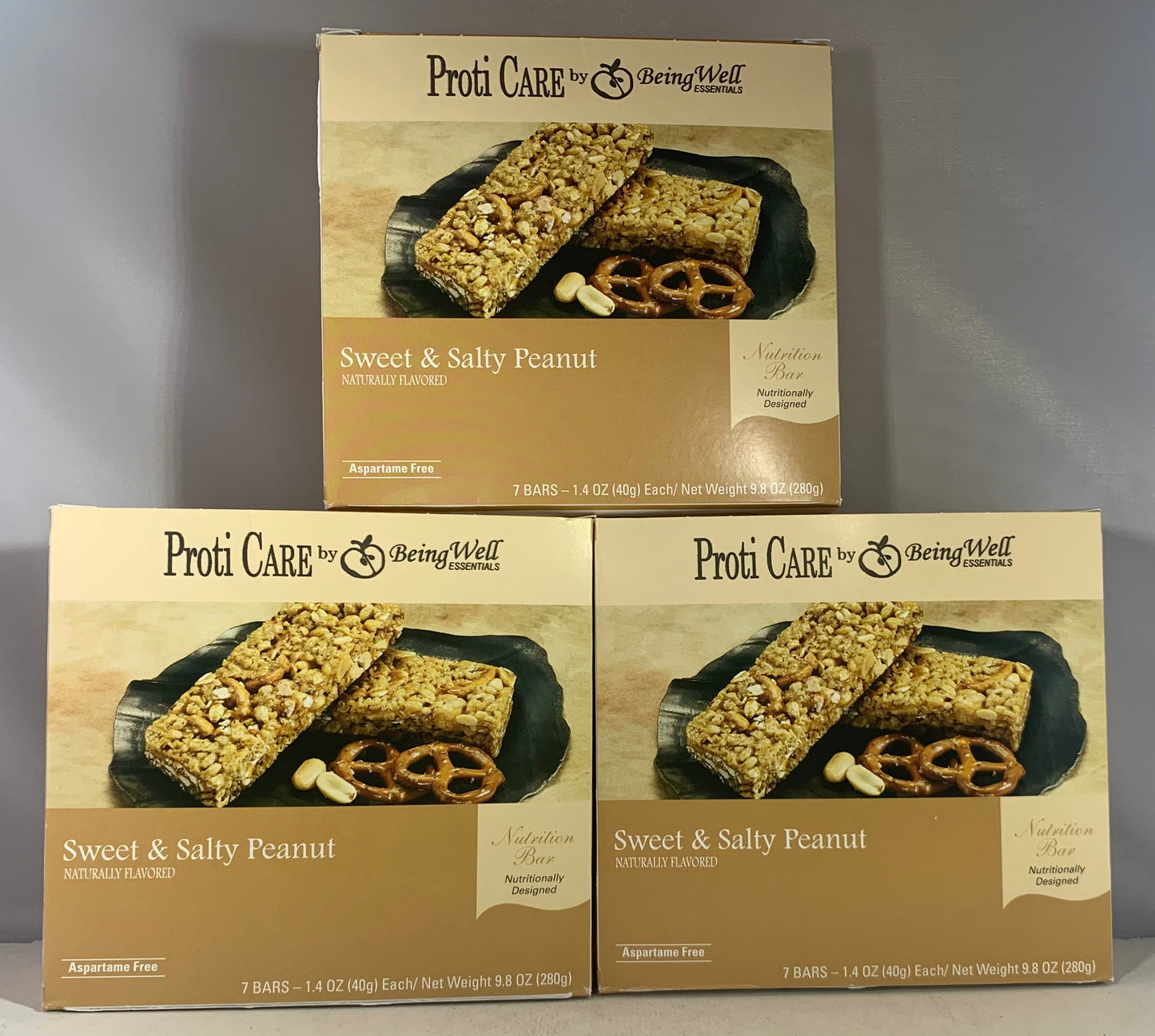 Proti Care Bar Triple Boxes -  7 servings - Multiple Flavor Options