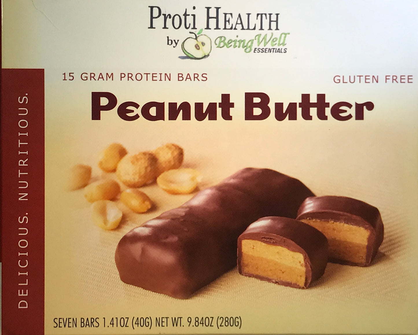 Proti Health Bars - Gluten Free - 8 Flavors - 12-15g Protein Per Serving - Healthwise