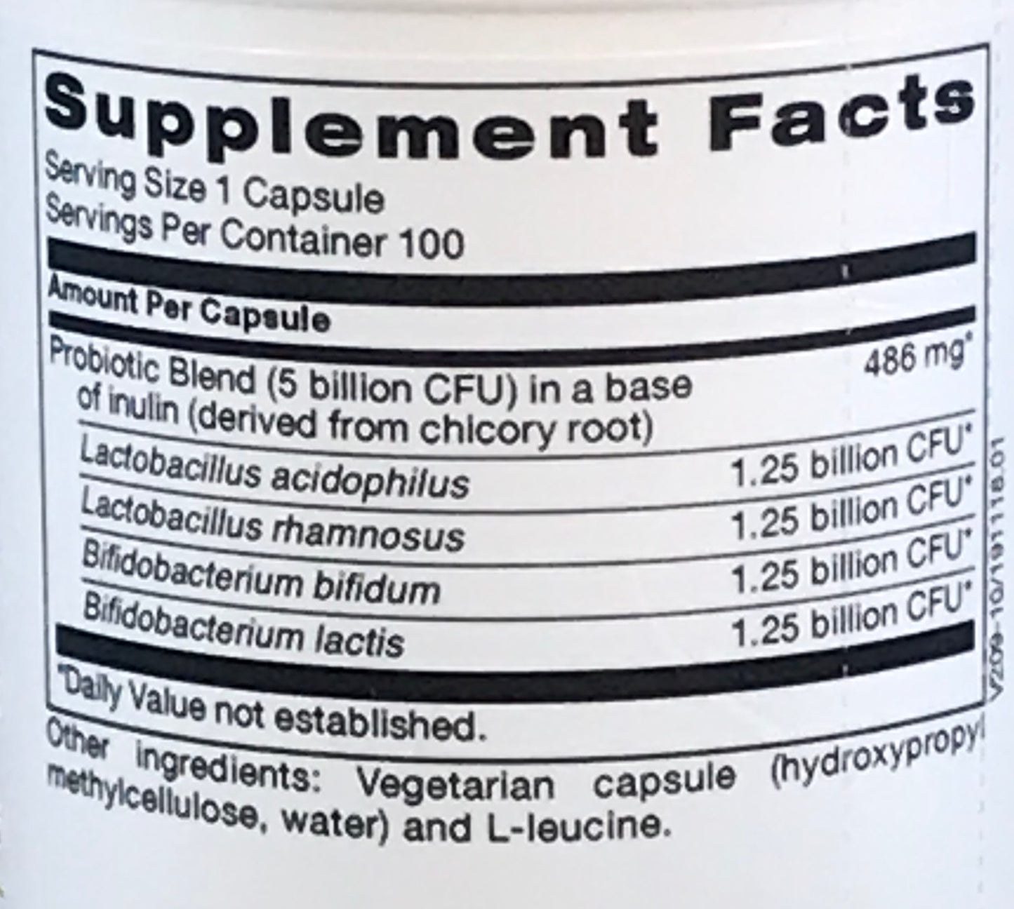 Essential Probiotics Plus - No Refrigeration Required - 100 vegetarian capsules