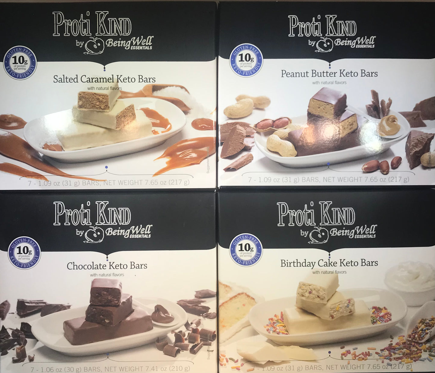Proti King Keto Protein Bars - 7 servings - available in FOUR flavors
