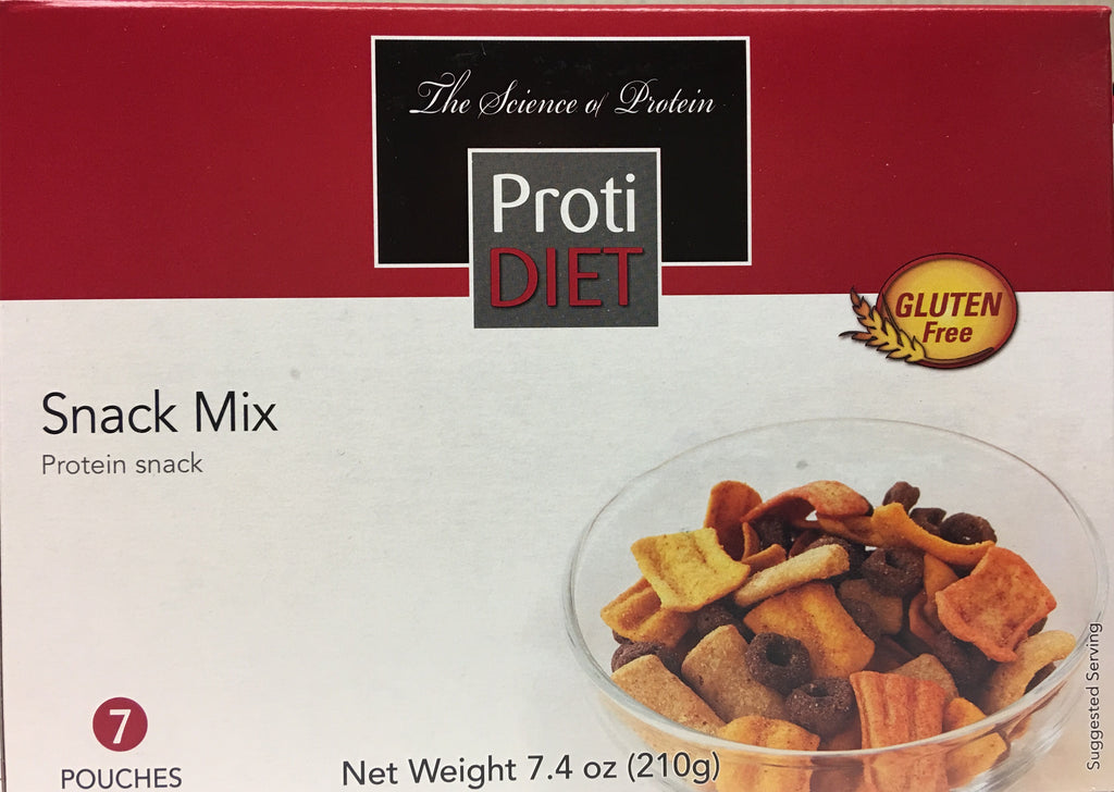 Proti Diet High Protein Snack MIX - 12g protein - 7 servings - only 120 calories - Gluten FREE