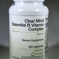 Clear Mind Essential B VITAMIN COMPLEX - 100 capsules- Yeast Free