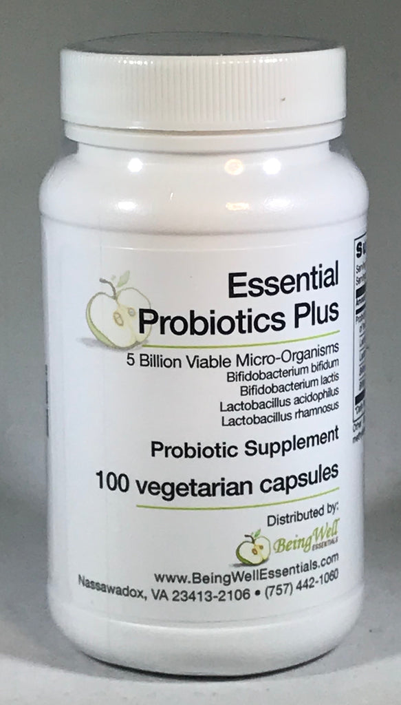 Essential Probiotics Plus - No Refrigeration Required -Lactobacillus a –  Being Well Essentials