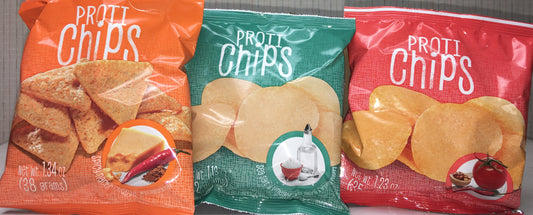 Proti King Proti Chips 14g protein - 120-130 calories - Many FLAVORS!