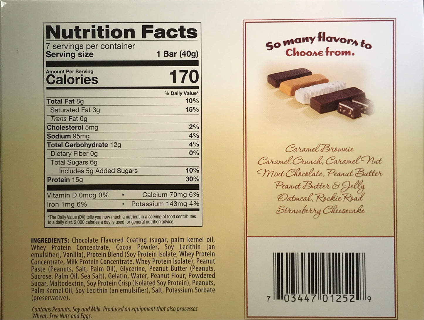 Proti Health Bars - Gluten Free - 8 Flavors - 12-15g Protein Per Serving - Healthwise
